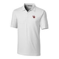 thumbnail image 2 of Men's Cutter & Buck White Ole Miss Rebels Forge Pencil Stripe Stretch Polo, 2 of 3
