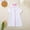 Blanc, variante sur Combinaison à Capuchon Adorable pour Filles, Grenouillère, Crabe Brodé, Couvre-Maillot de Plage, Tissu en Serviette Doux pour Maillots de Bain pour Tout-Petits et Enfants