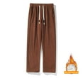 thumbnail image 4 of FDGIU Men's Winter Warm Fleece Lined Joggers - Sweatpants with Pockets, Sports Running Hiking Active Pants, 4 of 7