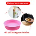 thumbnail image 3 of Billuyoard Molde para pasteles de panadería, molde de silicona resistente a altas temperaturas antiadherente, herramienta para hornear Utensilios de cocina Rosa 8 pulgadas, 3 of 6