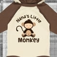 thumbnail image 4 of Inktastic Nana's Little Monkey Boys or Girls Long Sleeve Baby Bodysuit, 4 of 5