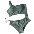 thumbnail image 1 of Pieza hombro mujer traje de baño bikini trajes de baño para nadar en la playa SG Sunnimix Traje de baño de una pieza para mujer, 1 of 7