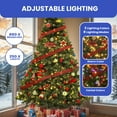 thumbnail image 6 of ModFusion 6ft Artificial Prelit Christmas Tree with Sturdy Base, 2 Color & 8 Light Modes, 6 of 10