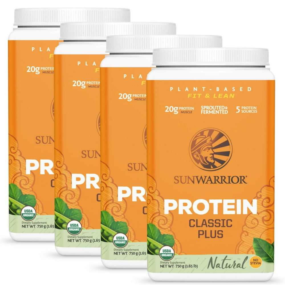 Sunwarrior Classic Plus Vegan Protein Powder with Peas & Brown Rice