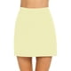 thumbnail image 5 of Gibobby mini faldas de mujer Falda de tenis sólida informal para mujer, falda deportiva para Yoga, pantalones cortos, falda(Beige， M), 5 of 5