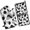 Geometric Shapes Pattern-2, variant on Geometric Shapes Pattern Kitchen Oven Mitt and Pot Holder Sets 2 Pcs for Baking, Cooking and Grilling, Heat Resistant Up To 392 °F