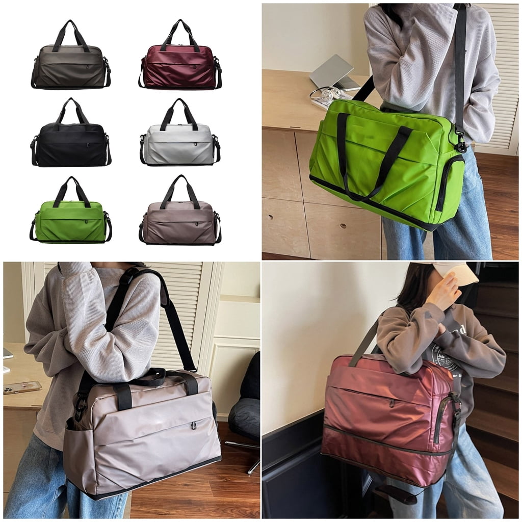 Sports Gym Bag Foldable Travel Duffle Bag Carrys on Weekender Bags Overnight Bag