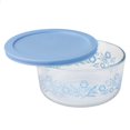 thumbnail image 3 of PYREX 4 Cup Round Glass Container with Blue Plastic Cover, 3 of 4