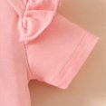 thumbnail image 5 of HCNTES Baby Girl Clothes Toddler Baby Girl Clothes Newborn Infant Outfits Ruffle Romper+ Soft Elastic Pants + Cute Headband Summer Sets For 6 12 18 24 Months Dailywear, 5 of 7