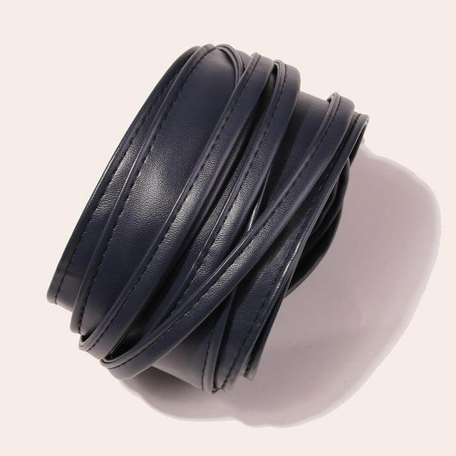 ziyahi Ceinture Flexible Large en Cuir PU Mode Durable pour Pull