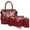 Red, variant on Women Fashion Handbags Tassel Pendant Wallet Tote Bag Shoulder Bag Top Handle Satchel Purse Set 4pcs