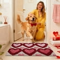 thumbnail image 5 of Valentine‘s Day Doormat Welcome Floor Red Heart Rubber Outdoor Rugs Non Slip Love Doormat for Front Porch Decor Home Entrance Indoor Outdoor, 5 of 6