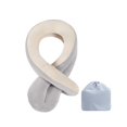 thumbnail image 2 of Almohada de viaje para el cuello, cojín de soporte cervical, soporte para la cabeza, duerme cómodamente en Beige grisáceo, 2 of 8
