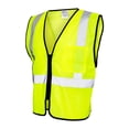 thumbnail image 3 of Kishigo - Double-Pocket Zippered Economy Class 2 Vest - 1537-1538 - Lime - Size: 4XL, 3 of 6