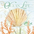 thumbnail image 2 of Gaynor, Janice 12x12 Gold Ornate Wood Framed with Double Matting Museum Art Print Titled - Ocean Life, 2 of 4