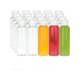 thumbnail image 5 of 12pcs 2 Oz Small Plastic Bottles For Liquids - Ginger Shot With Caps, Wellness Juice Freezer Safe, Leak Proof, Plastic Smoothie Bottles Ideal For Jui, 5 of 5