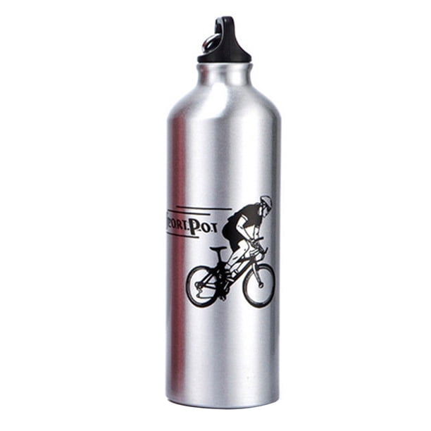 Botella de Agua Eigraketly 750ml Aleación de Aluminio Plata