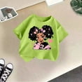thumbnail image 4 of Hiijoy Little Girls' Graphic Tee Cartoon Print Short Sleeved T Shirt Kids Active Tee Shirt, 4 of 4