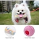 thumbnail image 2 of Juguetes para morder para cachorros, 4 piezas de mordedores con pelotas y cuerdas de algodón, juguetes para morder agresivos, regalo para cachorros pequeños y perros medianos (rosa), 2 of 5