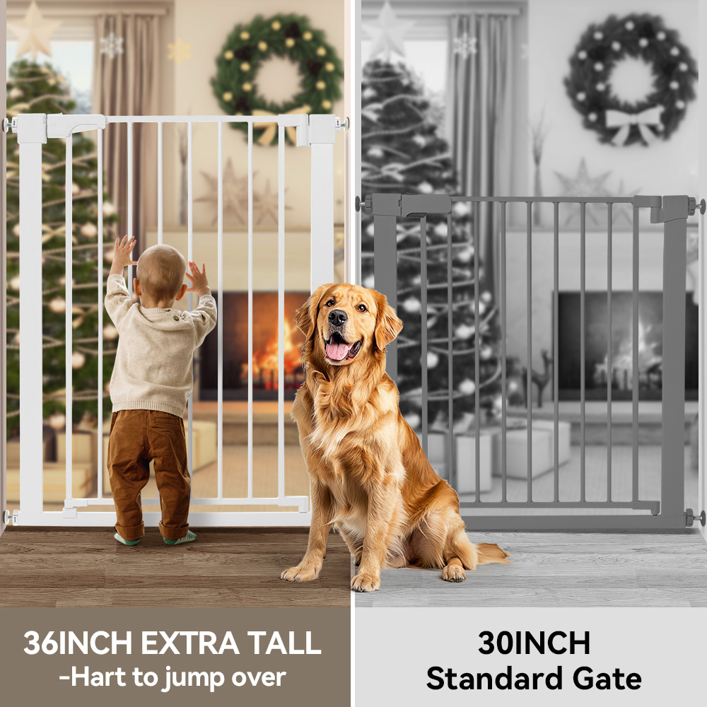 Caveen Extra Tall 36 Inch Baby Safety Gate Auto-Close photo 6
