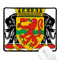 thumbnail image 1 of Congo National Emblem Country Mousepad Stitched Edge Mat Rubber Gang Pad, 1 of 2