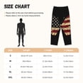 thumbnail image 4 of Lsque Patriotic USA Butterfly Art Print Women's Pajama Pants, Lounge Pant - Comfortable Home Wear,Elastic Waistband, Stylish Design-X-Large, 4 of 9