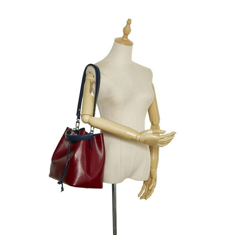 used Pre-owned Louis Vuitton EPI NeoNoe Handbag Shoulder Bag M54365 Wine Red Navy Leather Women's Louis Vuitton (Good), Adult Unisex, Size: (HxWxD)