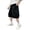 Black, variant on Big Kids Breathable Baggy Cargo Capri Shorts, Printed Fabric Snap Pocket Summer Light‑Weight Casual Shorts for Boys