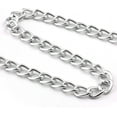 thumbnail image 3 of XIATIAN Punk Chain Choker O-Ring Pendant Necklace Long Multilayer Chunky Choker, 3 of 6