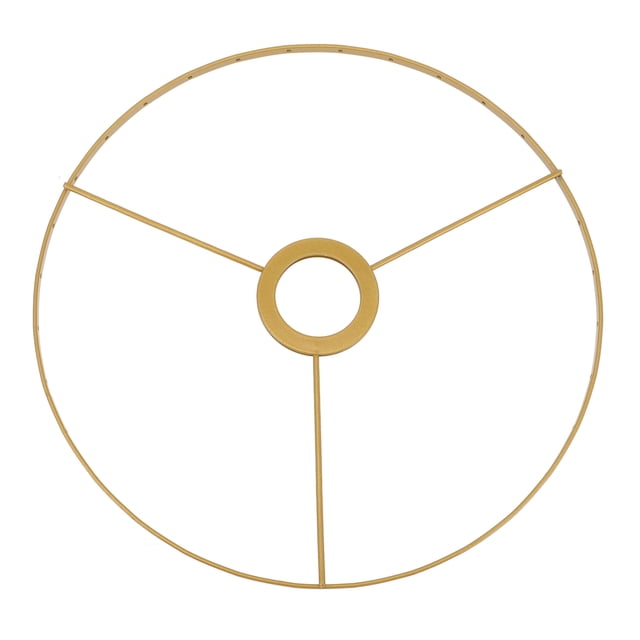 Miangastore Lampshade Frame 28cm Single Layer Wire Lamp Cover Iron Lamp Shade Holder Cage