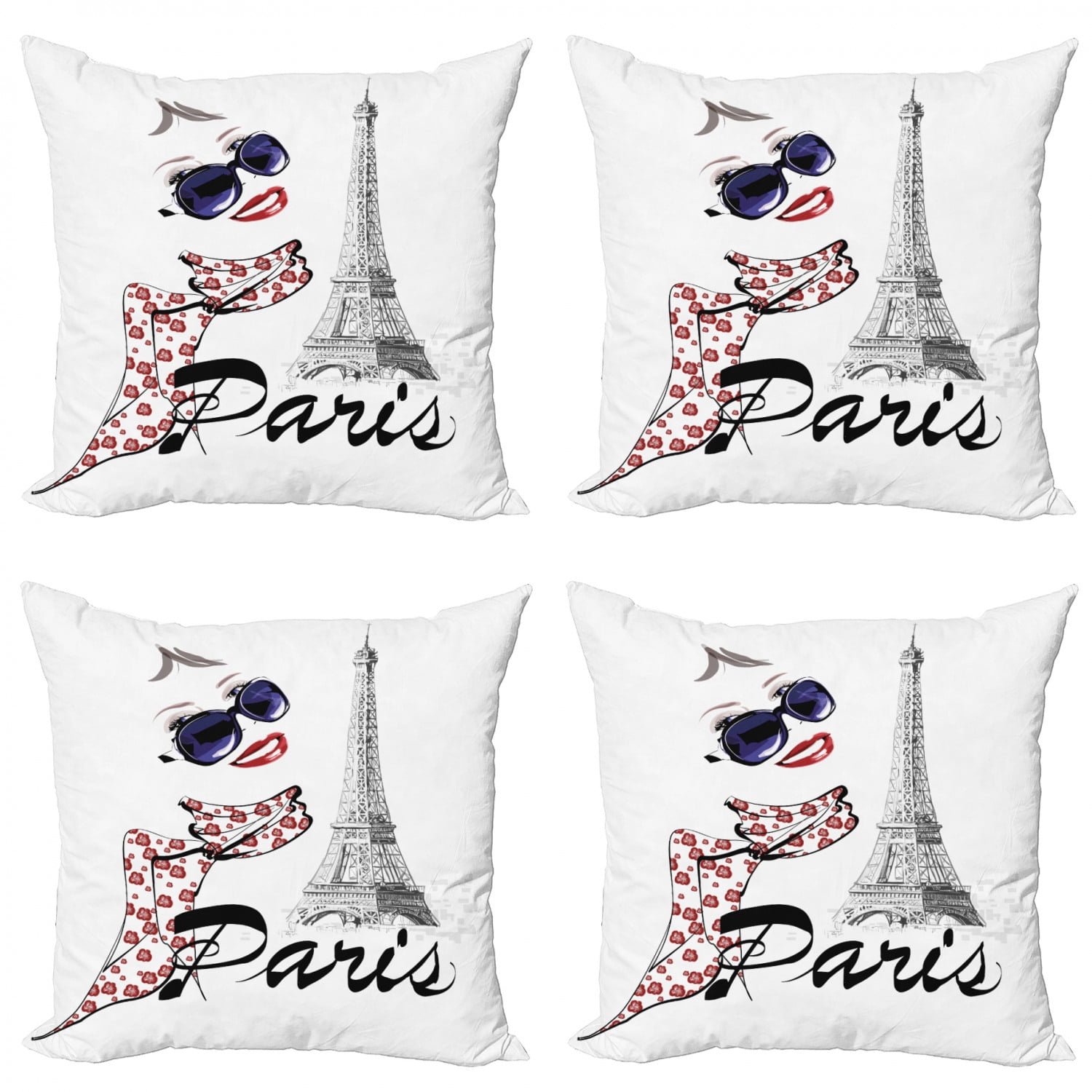 18x18 Pussy Deluxe Paris Throw Pillow Multicolor