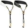 thumbnail image 4 of CRAFTHROU 2 Pcs Sangle de Cou Métal Répartition du Poids Fonction Protectrice pour Saxophone Performance 21.22x1.38x0.04 Po, 4 of 7