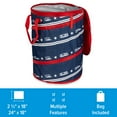 thumbnail image 6 of Camco Life Is Better at the Campsite Pop-Up Utility Container, 30-Gallon, Patriotic, 6 of 11