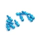 thumbnail image 5 of 40Pcs M3 Tornillos de Cabeza Esférica Hexagonal de Metal para Tt01 Tt02 Sakura D5 1/10 Rc Drift Car Repuestos Universal, Azul, 5 of 7