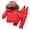 Red, variant on GigrtiJin Children's Winter Snow Hooded Jacket and Jumpsuit Boys and Girls down Coat Warm Casual 2-Piece Sets