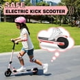 thumbnail image 3 of SANOPY Electric Scooter for Kids Ages 6-12, up to 10 MPH & 7 Miles, Lightweight Foldable Electric Kick Scooter for Boys & Girls, Adjustable Speed and Height, Pink,UL2272 Certified, 3 of 10