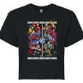 thumbnail image 3 of Marvel - Heroes Vs Villains - Juniors Cropped Graphic T-Shirt, 3 of 5