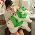 thumbnail image 3 of Peluche de perro Labrador blanco de alta calidad, juguete de peluche de perro West Highland, almohada de acompañamiento, regalo encantador Kawaii, 3 of 4