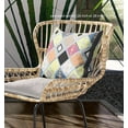 thumbnail image 4 of 16â€ Yellow Pink Tile Indoor Outdoor Zippered Throw Pillow, 4 of 4