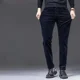 thumbnail image 3 of Pantalones de vestir rectos de pana formales para trabajo, pantalones casuales de otoño e invierno para hombre, pantalones ajustados para hombres, pantalones largos baratos, estilo coreano Y2k, 3 of 5