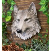Ebros Direwolf Gray Wolf Mini Wall Decor Timber Wolf Canis Lupus Wall Plaque