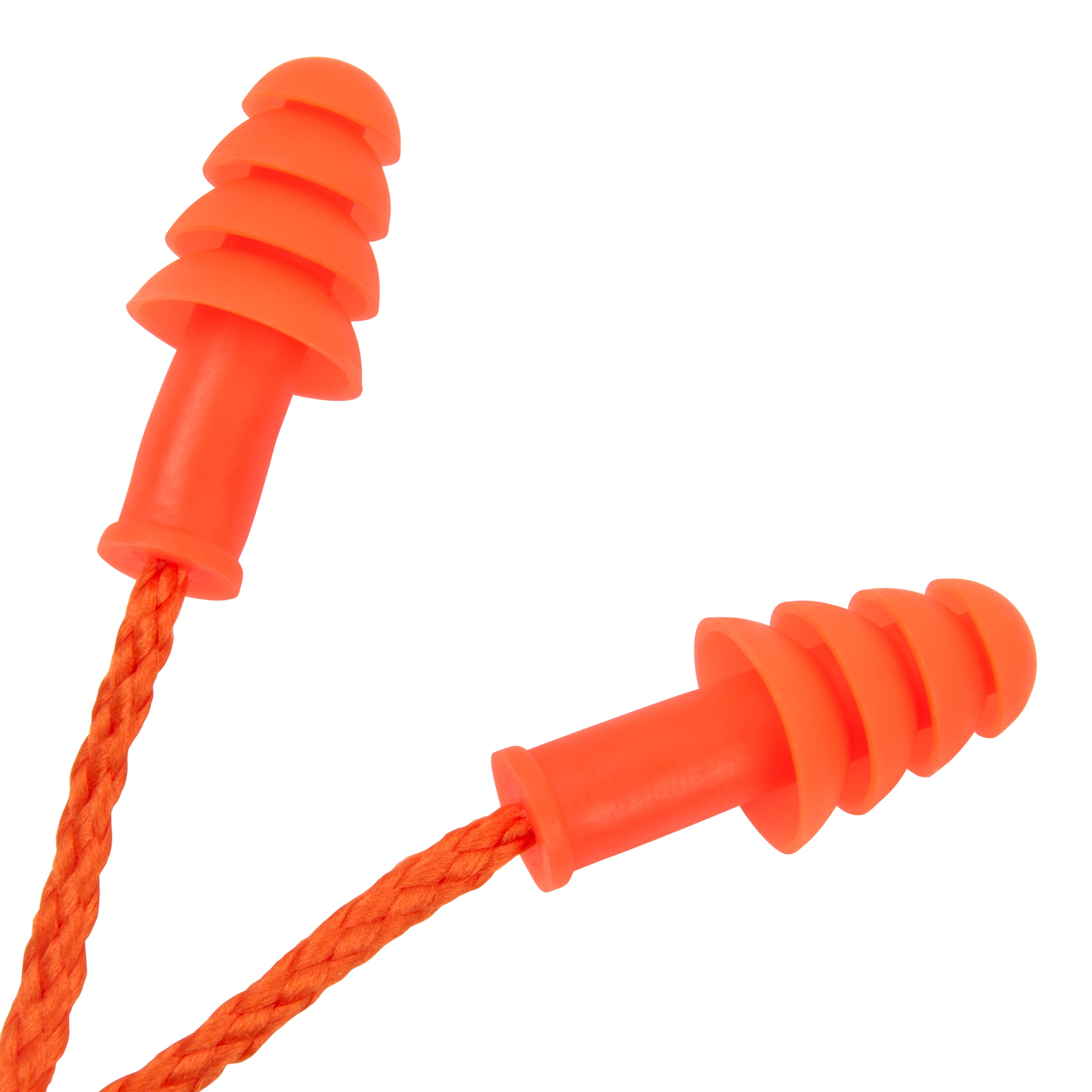 Allen Company Deluxe Reusable Hearing Protection Earplugs 1-Pair Orange