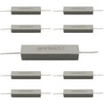 thumbnail image 2 of Cement Resistor,10 PCS 20W 8 Ohm 5% Axial Lead Wire Resistor White Wound Fixed Ceramic Resistors Wirewound Power Flame Heat Moisture Resistance Precharge Horizontal, 2 of 6