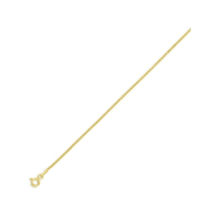 Diamond Cut 18kt Gold-Plated Box Chain, 20