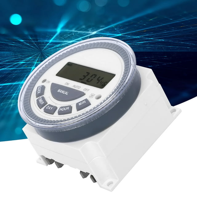 Performance Timer Switch, Small Size ABS Electronic Timer Switch, for Street Lights Neon Lights