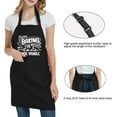 thumbnail image 6 of Funny Aprons for Women with Pockets, Adjustable Kitchen Apron for Cooking Baking, Birthday Gifts for Mom Grandma, 6 of 6