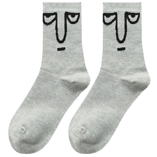 Par de Calcetas VentDepot EmojiGrey 1Par Gris 5-9.5US