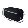 thumbnail image 6 of UttpKLBx Portable Pencil Pouch Bag Plastic Pencil Case Box with Lid Snap Pencil Case Large Capacity Three Ring Pencil Pouch, Pencil Pouch Zipper (Blue), 6 of 6
