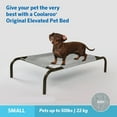 thumbnail image 2 of The Original Coolaroo Elevated Pet Dog Bed Replacement Cover, Small, Gray, 2 of 7