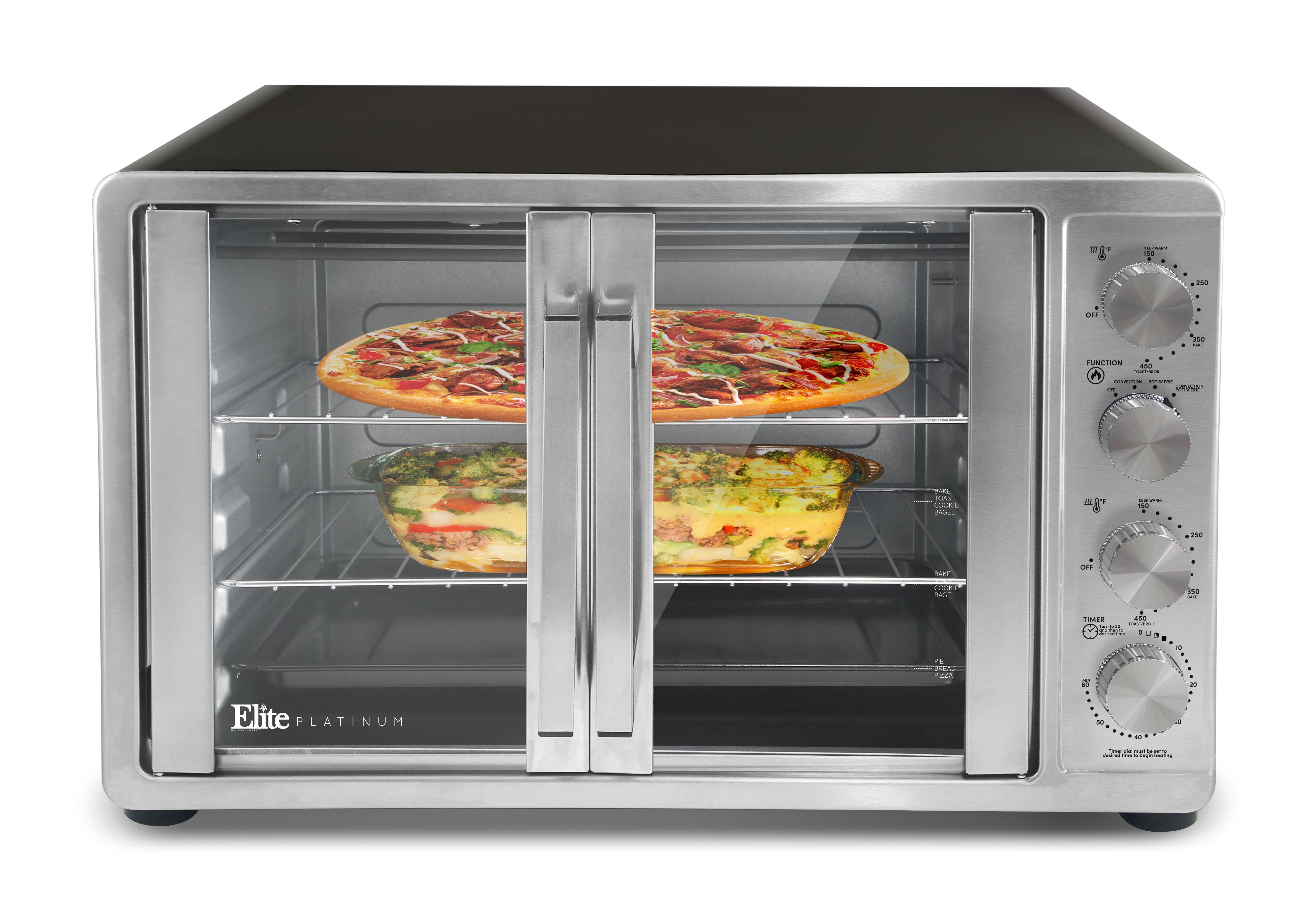 Elite Platinum ETO4510M Double Door Oven with Rotisserie and